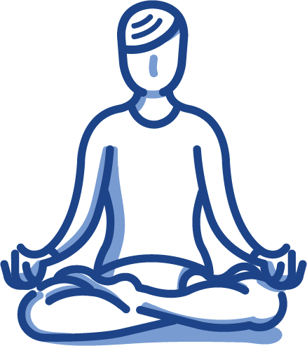 meditative yoga pose